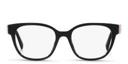 Square Eyeglasses من ميو ميو بلون أسود - صورة المنتج 1