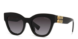 MIU MIU Cat-Eye Sunglasses in Black – Product Photo 2