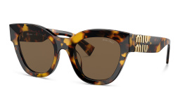 Shop MIU MIU Cat-Eye Sunglasses in Havana online.