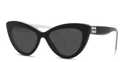 MIU MIU Cat-Eye Sunglasses in Black – Product Photo 2