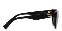 تسوق نظارات شمسية كات آي ميو ميو بلون أسود أونلاين.