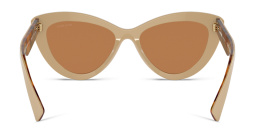 Shop MIU MIU Cat-Eye Sunglasses in Beige online.