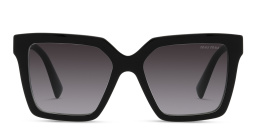 نظارات شمسية مربّعة كبيرة الحجم من ميو ميو بلون أسود - صورة المنتج 1