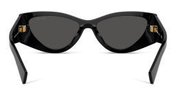 Shop MIU MIU Cat-Eye Sunglasses in Black online.