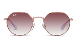 Ray-Ban Junior Jack Kids Irregular Sunglasses in Rose Gold – Product Photo 1