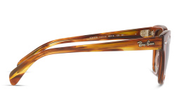 Ray-Ban Junior Kids Square Sunglasses in Transparent Brown – Product Photo 3