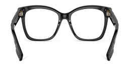 Shop BURBERRY Cat-Eye Eyeglasses in Black online.