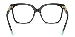 TIFFANY Square Eyeglasses in Black – Product Photo 4