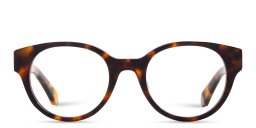 OFF WHITE Style 2 Round Eyeglasses in Havana – Product Photo 1