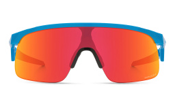 نظارات شمسية ريزيستور بإطار نصفي على شكل قناع من اوكلي بلون أزرق سماوي - صورة المنتج 1