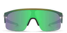 نظارات شمسية ريزيستور بإطار نصفي على شكل قناع من اوكلي بلون فضي - صورة المنتج 1