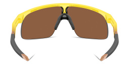 Oakley Resistor Kids Half-Rim Mask Sunglasses in Yellow – Product Photo 4