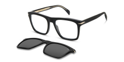 DAVID BECKHAM Square Eyeglasses in Black – Product Photo 5