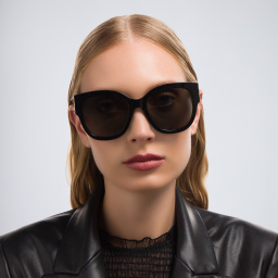 SAINT LAURENT Cat-Eye Sunglasses in Black – Product Photo 5