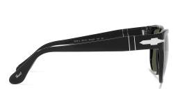 Shop PERSOL Unisex Square Sunglasses in Black online.