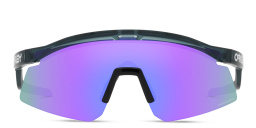 Oakley BXTR Half-Rim Mask Sunglasses in Crystal Black – Product Photo 1