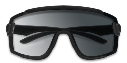 Shop SMITH Unisex Wide Irregular Sunglasses in Black online.