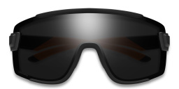 Shop SMITH Unisex Wide Irregular Sunglasses in Black online.