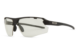 SMITH Unisex Half-Rim Wide Irregular Sunglasses in Black – Product Photo 2