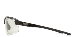 SMITH Unisex Half-Rim Wide Irregular Sunglasses in Black – Product Photo 4