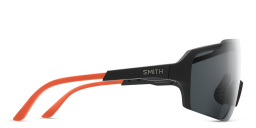 Shop SMITH Unisex Half-Rim Wide Irregular Sunglasses in Black online.