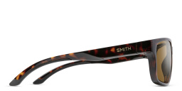 Shop SMITH Unisex Rectangle Sunglasses in Tortoise online.
