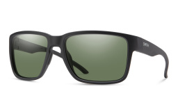 SMITH Unisex Rectangle Sunglasses in Black – Product Photo 2