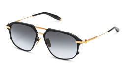 Shop AKONI Aviator Sunglasses in Black online.