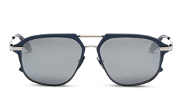 Shop AKONI Aviator Sunglasses in Black online.