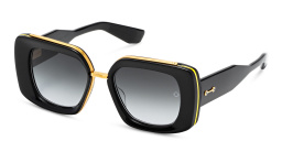 نظارات شمسية مربّعة من آكوني بلون أسود - صورة المنتج 2