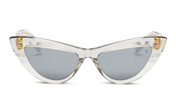 Shop BALMAIN Cat-Eye Sunglasses in Transparent Grey online.