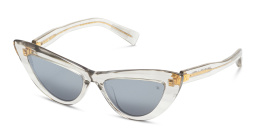 Shop BALMAIN Cat-Eye Sunglasses in Transparent Grey online.
