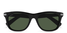 Cartier Première de Cartier Rectangle Sunglasses in Black – Product Photo 1