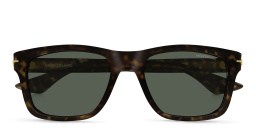 MONTBLANC Rectangle Sunglasses in Havana – Product Photo 1