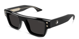 MONTBLANC Square Sunglasses in Black – Product Photo 1