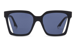 FENDI Fendi Way Oversized Square Sunglasses in Black – Product Photo 1