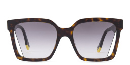 FENDI Fendi Way Oversized Square Sunglasses in Dark Havana – Product Photo 1