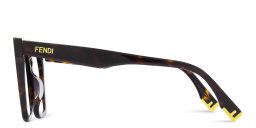 FENDI Fendi Way Havana Square Sunglasses in Dark Havana – Product Photo 3