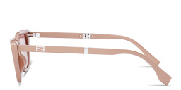 Shop FENDI Folding Cat-Eye Sunglasses in Pink online.