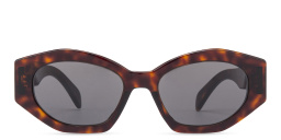Shop CELINE Triomphe Cat-Eye Sunglasses in Havana online.