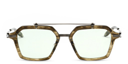 Shop AKONI Unisex Aviator Eyeglasses in Grey online.