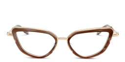AKONI Cat-Eye Eyeglasses in Brown – Product Photo 1