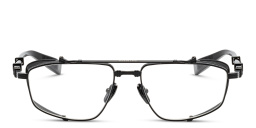 نظارات طبية أفياتور واسعة للجنسين من بالمان بلون أسود - صورة المنتج 1