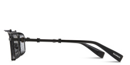 BALMAIN Unisex Wide Aviator Eyeglasses in Black – Product Photo 4