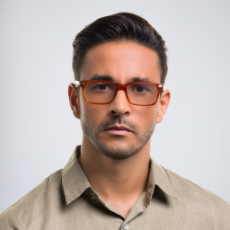 Shop Cartier Première de Cartier Rectangle Eyeglasses in Havana online.