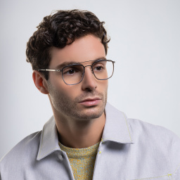 Shop MYKITA Aviator Eyeglasses in Grey online.