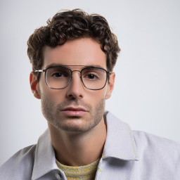 Shop MYKITA Aviator Eyeglasses in Grey online.