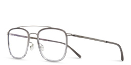 Shop MYKITA Aviator Eyeglasses in Grey online.