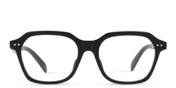 Shop CELINE Thin Geometric Eyeglasses in Black online.