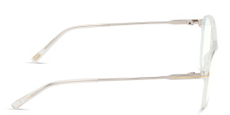 Shop TOM FORD Pilot Eyeglasses in Crystal online.
